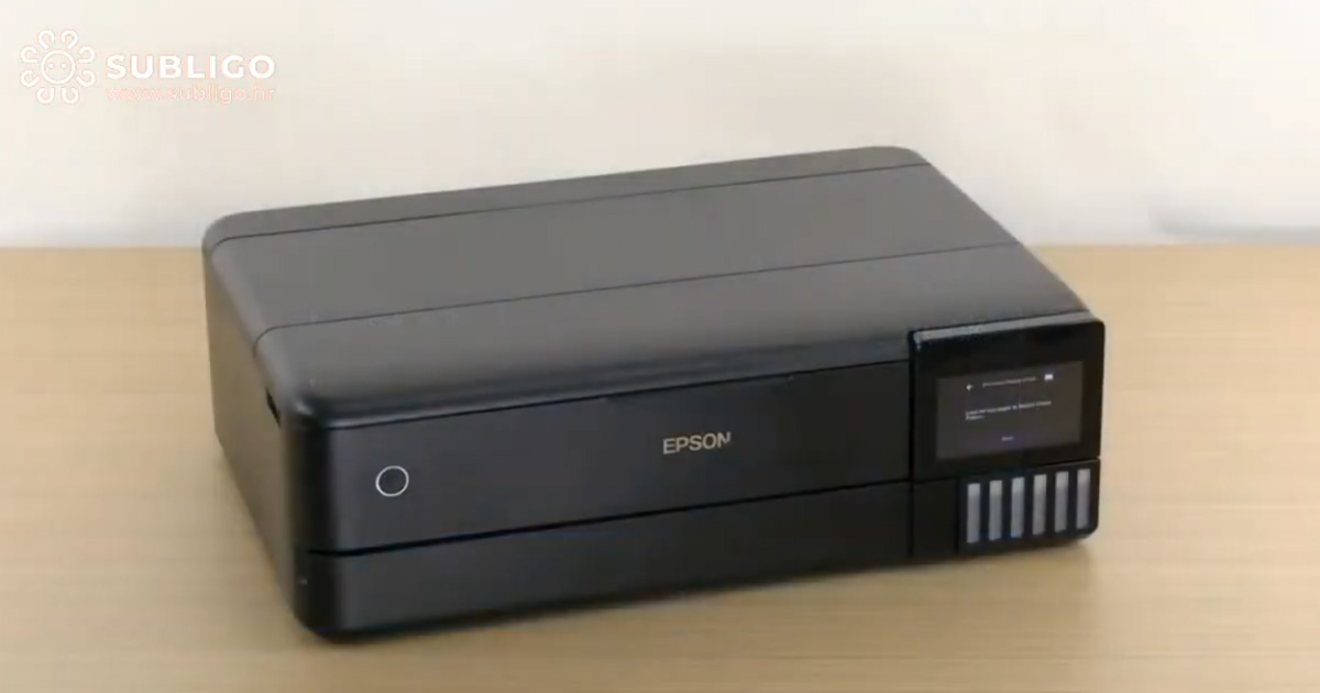 Epson EcoTank L8180 – 6. epizoda: priprema pisača za početno podešavanje